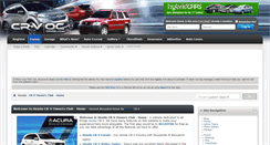 Desktop Screenshot of crvownersclub.com